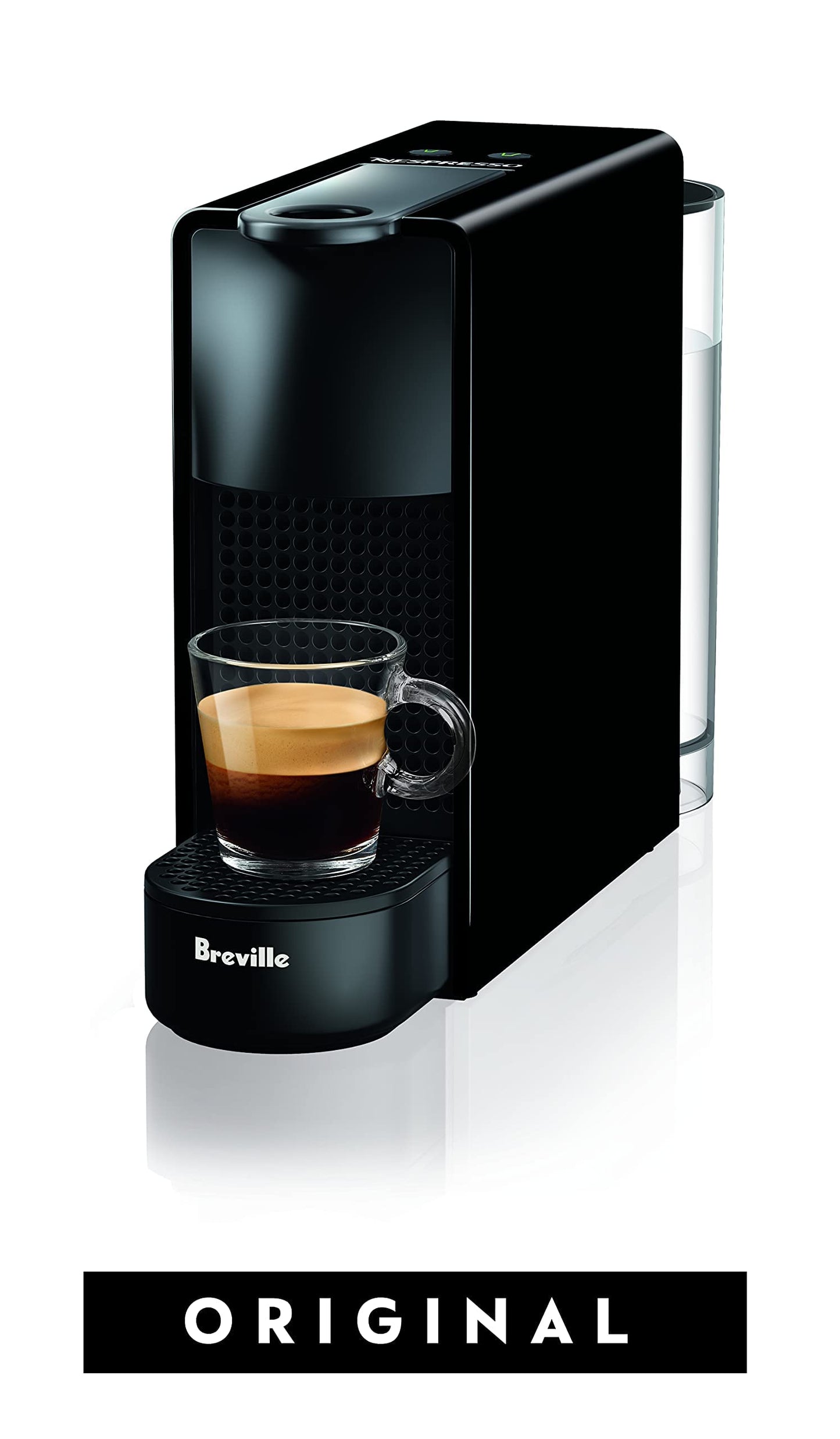 Breville BEC220BLK1AUC1 Nespresso Essenza Mini Espresso Machine, 15.25 x 5.5 x 12.25 in, Black