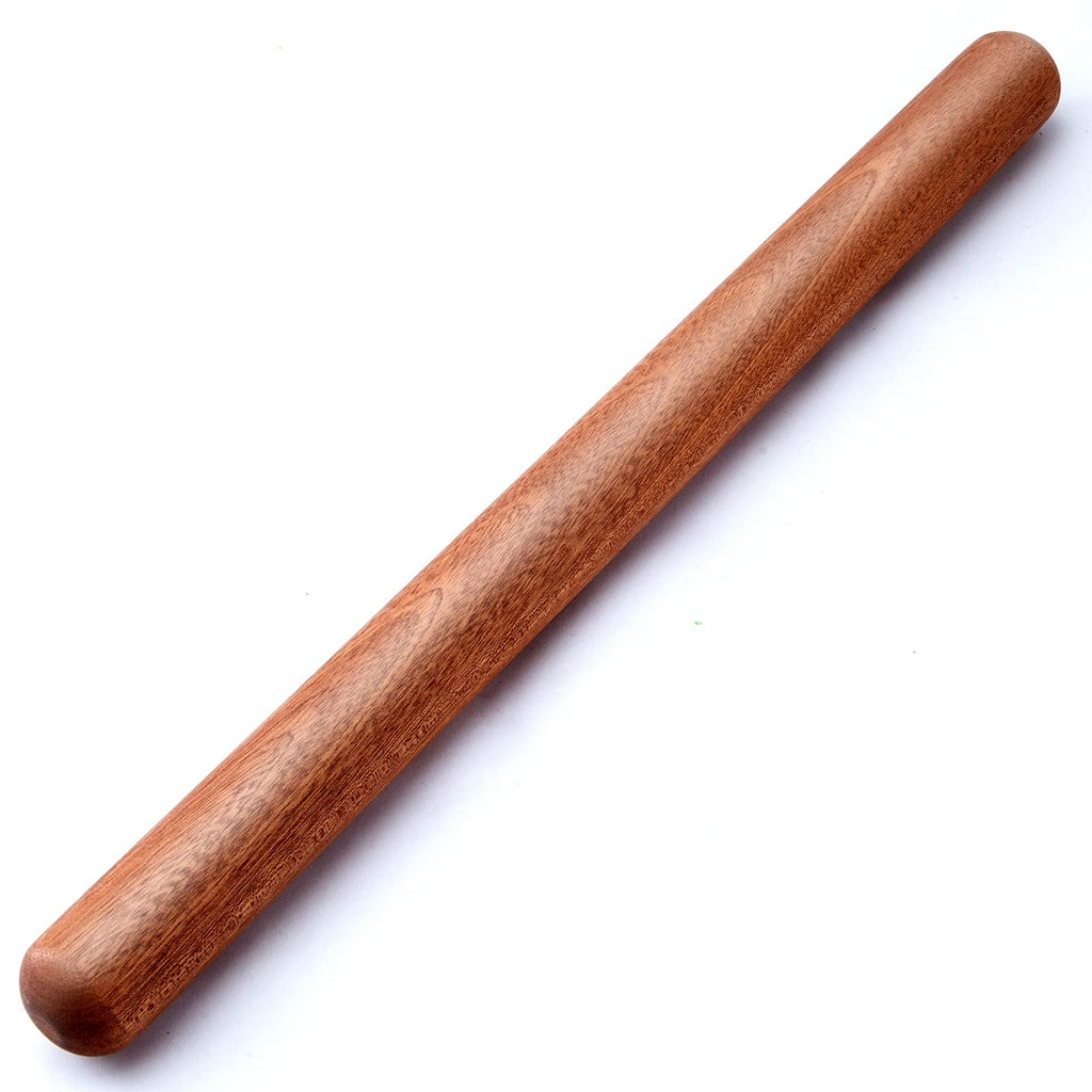 AISOSO Rolling Pins for Baking, 15.75 Inches Wooden Rolling Pin with Handles, Classic Nonstick Dough Roller for Fondant Pizza Pie Crust Cookie Pastry, Kitchen Baking Essentials, Light Yellow