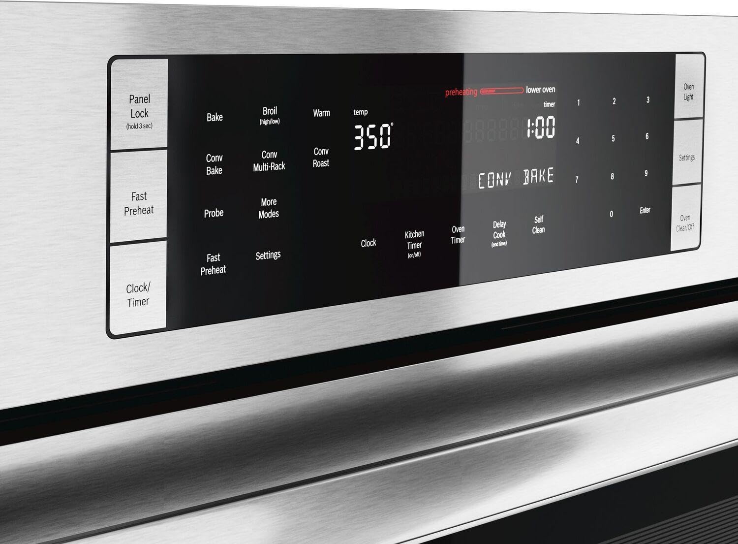 Bosch HBL8651UC 800 30" Piekarnik elektryczny ze stali nierdzewnej z podwójną ścianą - konwekcja