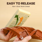 Dubai Chocolate Molds 1 Inch Deep, Silicone Chocolate Bar Mold – Non-Stick, Flexible, Large and Thick Homemade Chocolates, Candies, and Desserts - Set of 1