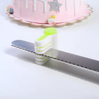 2PCS DIY Cake Slicer, Stratification Auxiliary Bread Slice, Toast Cut, 5 Layers Leveler Slicer, Kitchen Fixator Tool Green