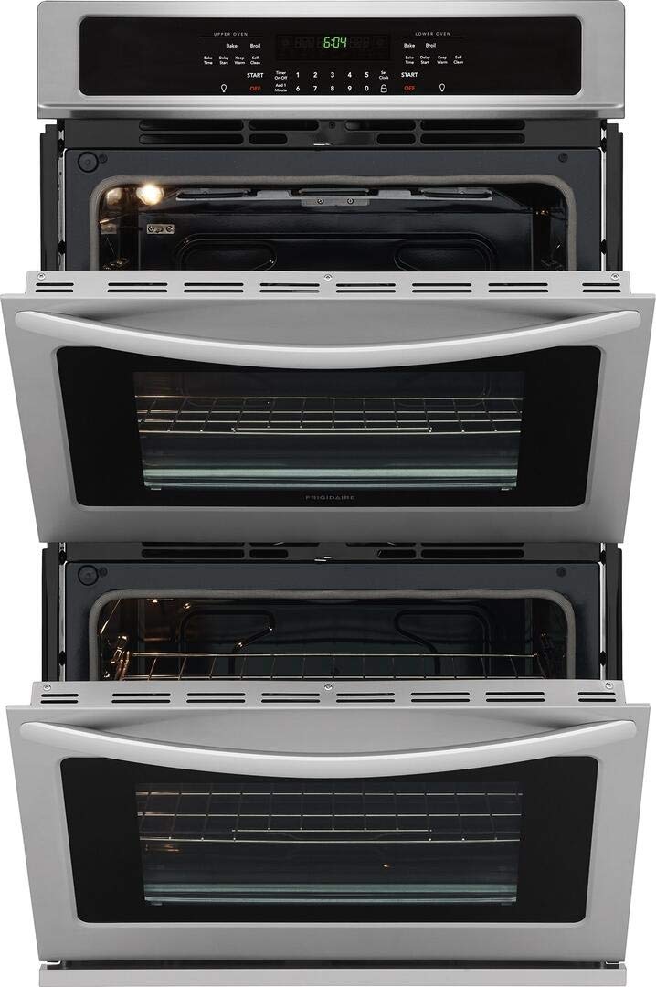 Frigidaire FFET3026TS 30 Inch 9.2 cu. ft. Total Capacity Electric Double Wall Oven with 4 Oven Racks, in Stainless Steel