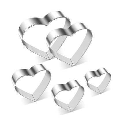 ALLTOP Circle Biscuit Cutter Set –Stainless Steel Baking Supplies for Effortless Round Cookie Shaping, Pastry & Fondant Tool Creation–Precise Cut Kitchen Utensil for Sandwich, Scone, Donut -3PC Round