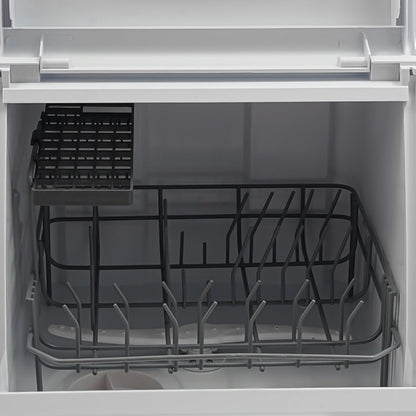 1200W Portable Countertop Dishwashers, 5 Washing Programs Automatic White Compact Dishwasher for Small Apartments