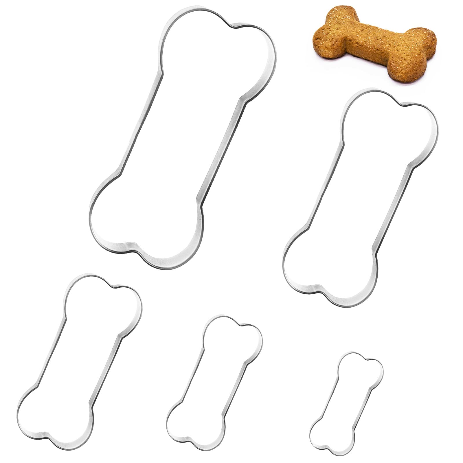 Mouse Cookie Cutter Sandwich Cutters for Kids DIY Lunchbox Bento Box Fruit Cutters Vegetable Cutters for Children Boys Girls, Pack of 5