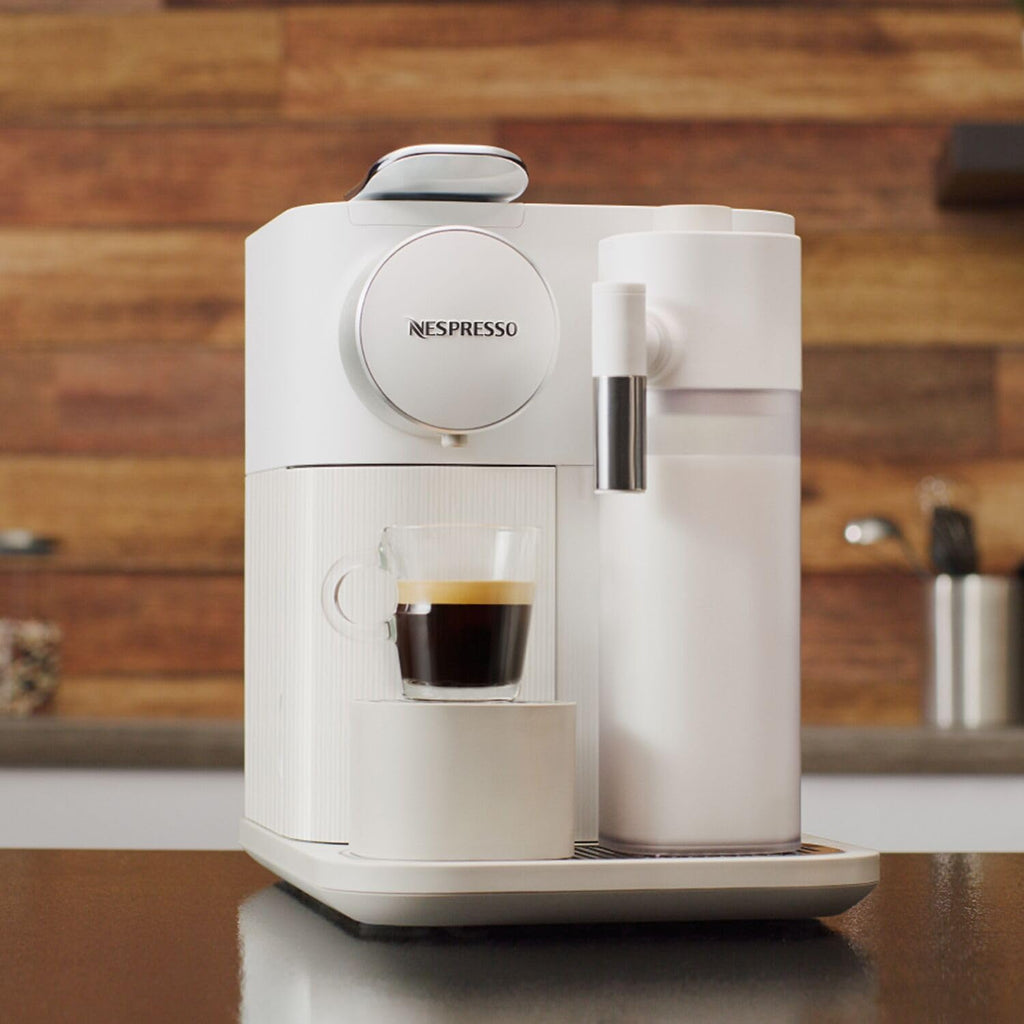 Еспресо-машина Nespresso Gran Lattissima Original з піноутворювачем від De'Longhi, колір Fresh White