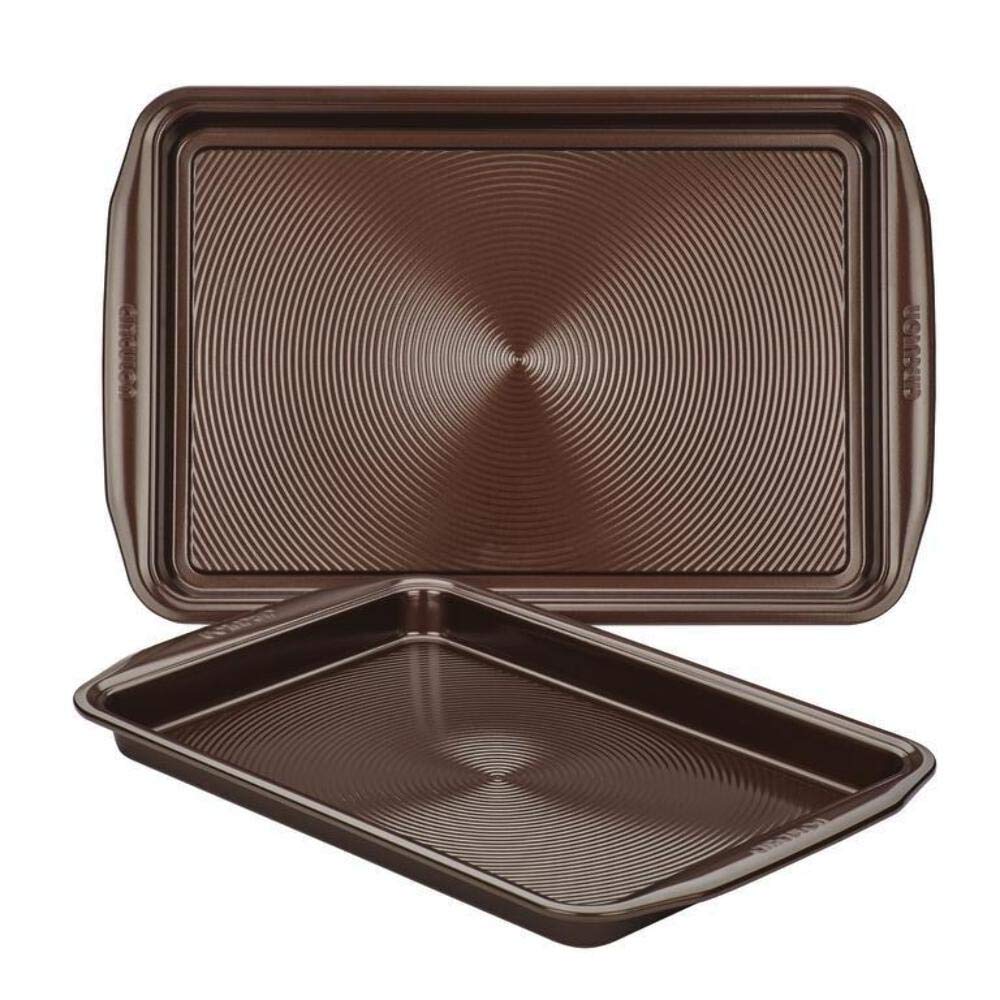 Circulon Nonstick Bakeware Set, Nonstick Cookie Sheet / Baking Sheet - 2 Piece, Gray