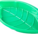 Super Z Outlet Palm Leaf Hawaii Style Food Reusable Snack Tray, Cookies, Chips, Candy Dip for Jungle Island Themed Party Decorations Platter (12 Pack, 11.75" x 8.5" Inches)