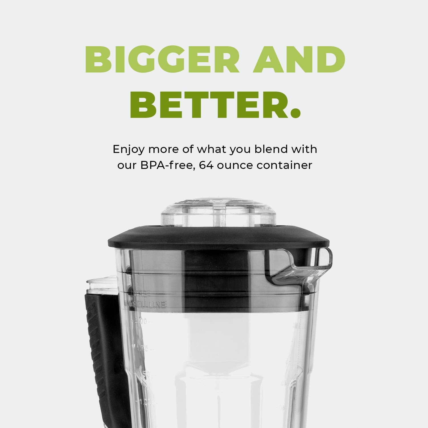 Blender komercyjny Cleanblend z 5-letnią pełną gwarancją - 1800 W, 3 KM, 64 uncje, wydajny, profesjonalny blender stołowy z ostrzami ze stali nierdzewnej