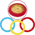 Pie Crust Shield Adjustable Reusable Silicone Baking Tool – Prevents Burnt Edges, Set of 3 for Perfect Pies