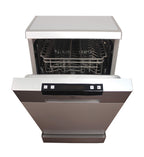 SPT SD-9263SS 18″ Wide Portable Stainless Steel Dishwasher with ENERGY STAR, 6 Wash Programs, 8 Place Settings and Stainless Steel Tub