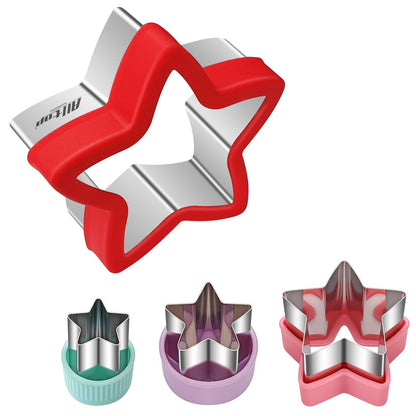 ALLTOP Round Cookie Cutter Set – 4 Different Sizes of Stainless Steel Biscuit Cutters for Baking, Donut, English Muffin, and More