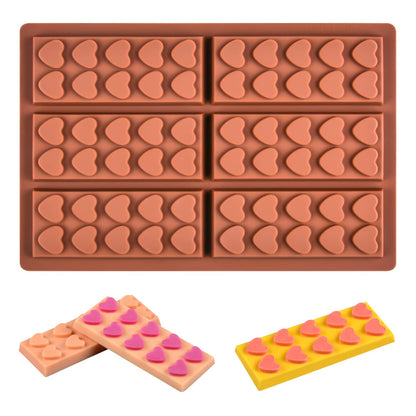 1 Pc Chocolate Bar Mold Deep Dubai Break Apart Candy Molds Thick Stuffed Silicone Molds for Filling Knafeh Pistachio Chocolate Bar and Wax Melts Large (Pyramid Shape)