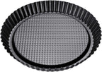 Zenker Non-Stick Carbon Steel Flan/Tart Pan, 11-Inch, grey