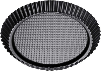 Zenker Non-Stick Carbon Steel Flan/Tart Pan, 11-Inch, grey