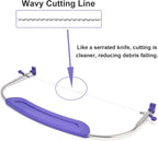 WAFJAMF Adjustable Cake Leveler Cutter for Leveling Tops, Suitable for 10 Inch Cake, Professional Cake Slicer with Stainless Steel Wire Cakes Baking Tool for Wedding Birthday Layer Cake