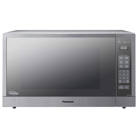 Panasonic Microwave Oven, Stainless Steel Countertop/Built-In Cyclonic Wave with Inverter Technology and Genius Sensor, 2.2 Cu. Ft, 1250W, NN-SN97JS (Silver)