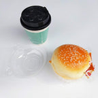 BlueSnail 50 pieces Plastic Single Individual Cupcake Muffin Dome Holders Cases Boxes Cups Pods