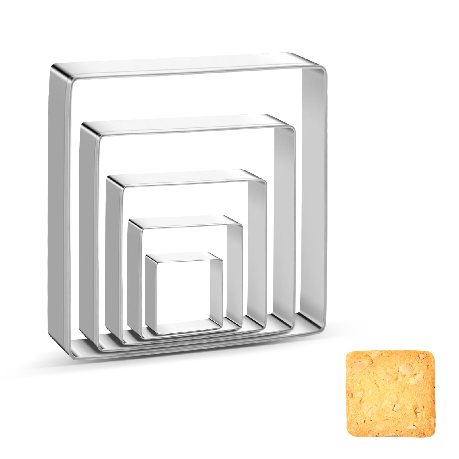 Mouse Cookie Cutter Sandwich Cutters for Kids DIY Lunchbox Bento Box Fruit Cutters Vegetable Cutters for Children Boys Girls, Pack of 5
