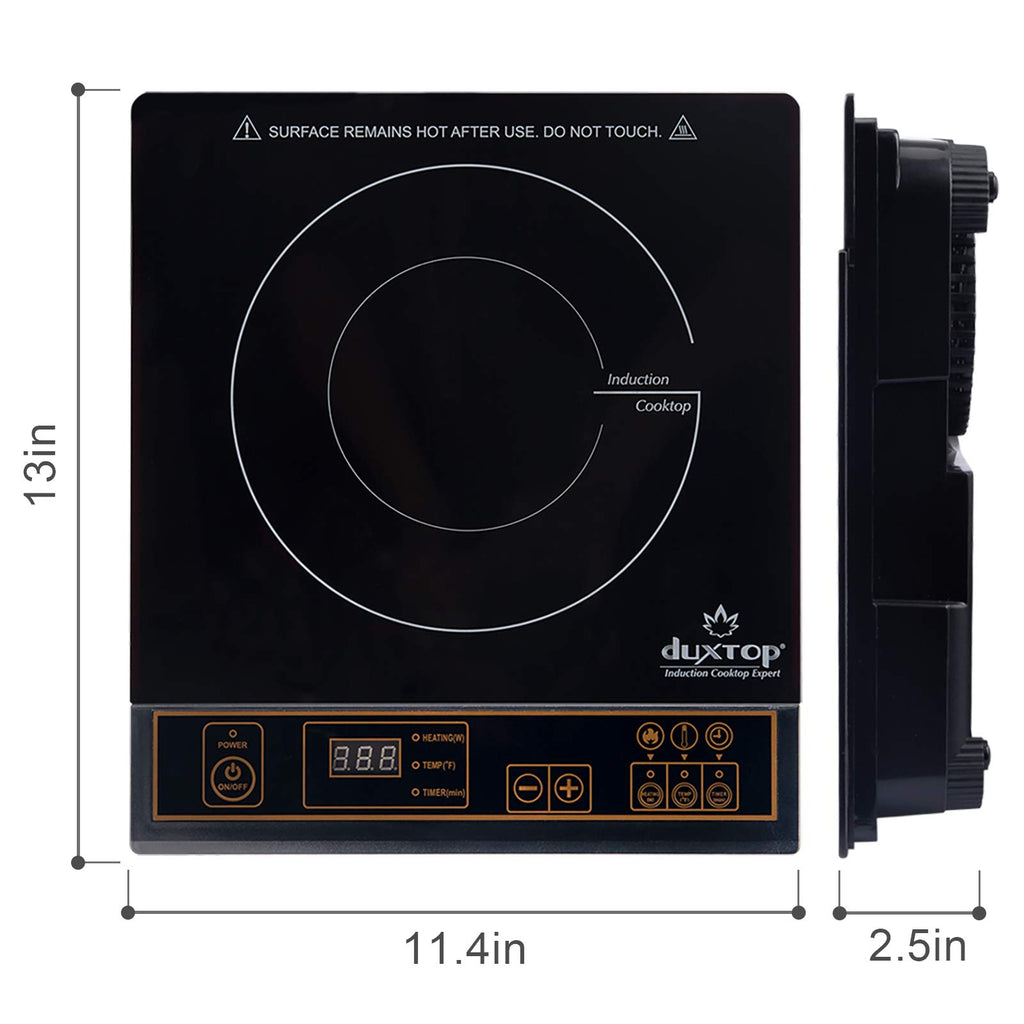 Duxtop 1800W przenośna kuchenka indukcyjna do blatu, palnik, złoty 8100MC/BT-180G3