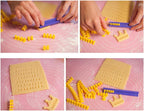 Cookie Stamps, Numbers Alphabet Stamps for Cookie Chocolate, 72pcs, 100% BPA Free