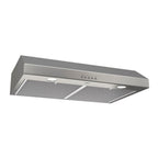 Broan-NuTone BCSQ130SS Trzybiegowy okap Glacier podszafkowy z oświetleniem LED, zgodny z normami ADA, 1,5 Sones, maks. dmuchawa 375 CFM, 30 cali, stal nierdzewna