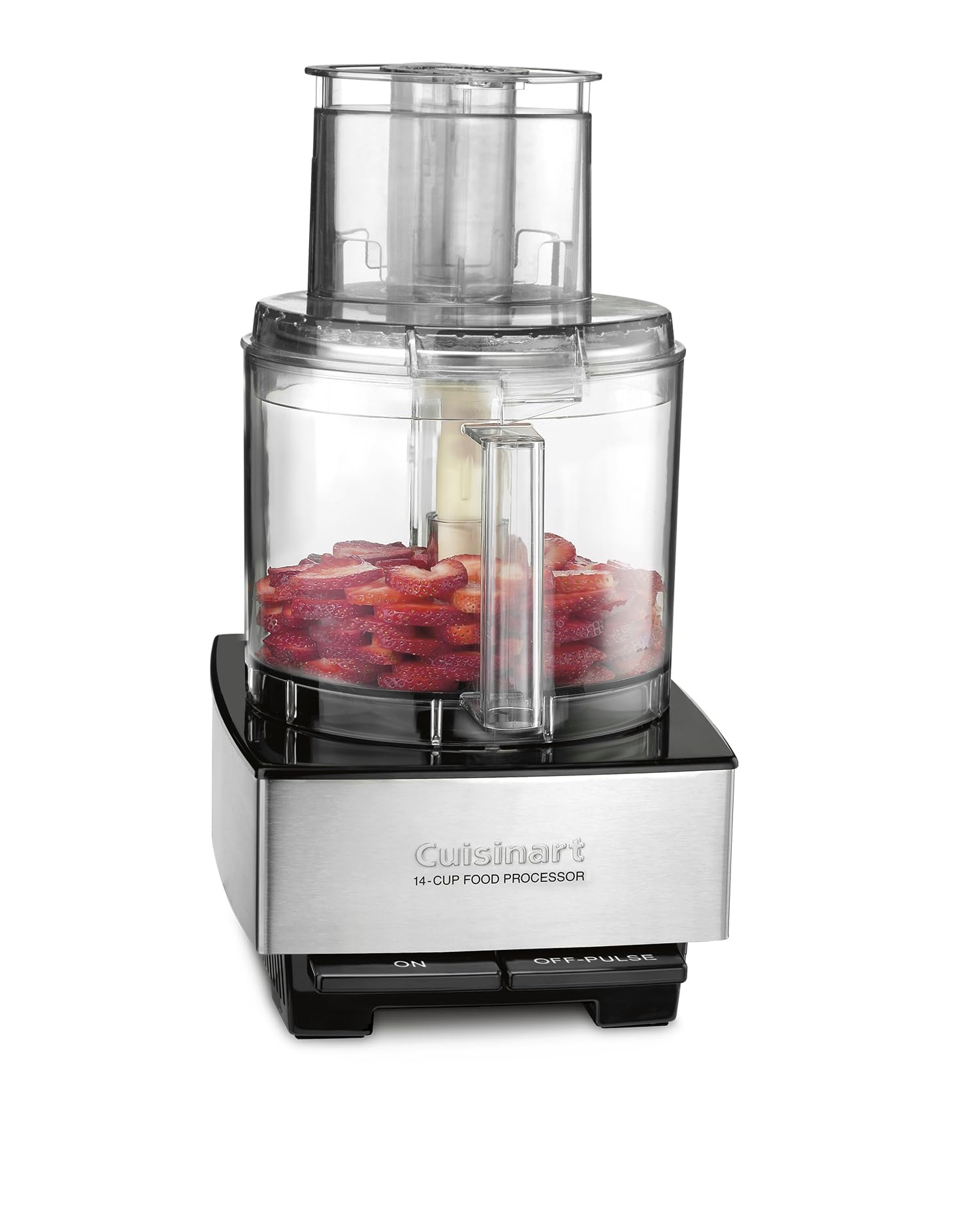 Cuisinart Food Processor 14-Cup Vegetable Chopper do siekania, krojenia w kostkę, szatkowania, przecierania i wyrabiania ciasta, stal nierdzewna, DFP-14BCNY