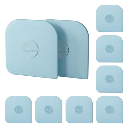 Pan Scraper, 5 Pcs Pot Scraper Plastic, Pot Scraper Non Scratch for Cast Iron, Pot and Pan Cleaning, Sturdy Scraper Kitchen Tool