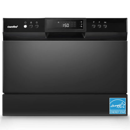 COMFEE‚Äô Countertop Dishwasher, Energy Star Portable Dishwasher, 6 Place Settings, Mini Dishwasher with 8 Washing Programs