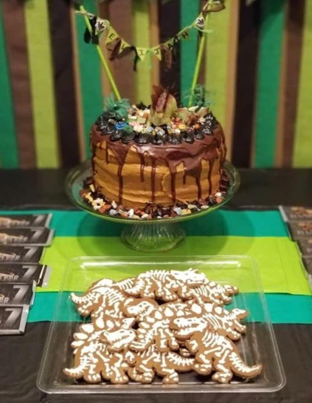 Dinosaur Cookie Cutters for Kids By Garloy,3 Sets Dino Cookie Cutters With T-Rex Stegosaurus Triceratops Skeleton Fossil