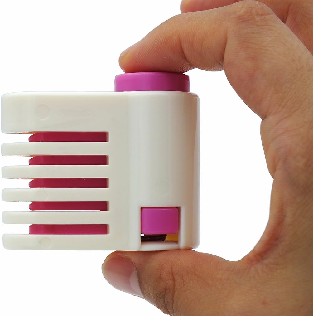 2PCS DIY Cake Slicer, Stratification Auxiliary, Bread Slice, Toast Cut, 5 Layers Leveler Slicer, Kitchen Fixator Tool (2, Rose Red)