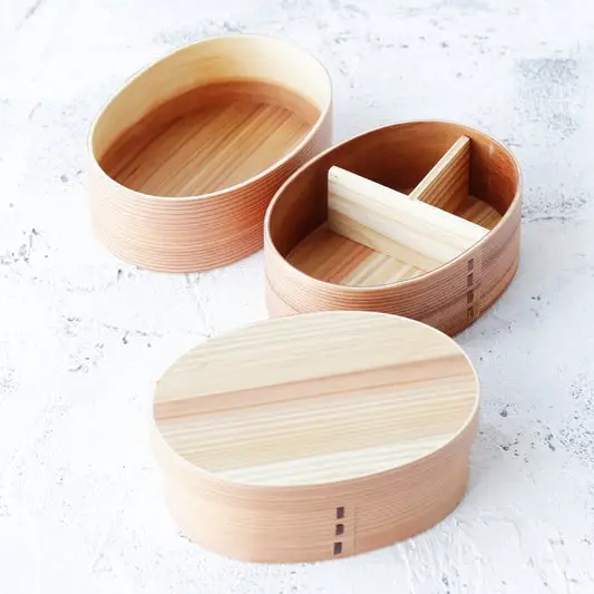 Wood bento box