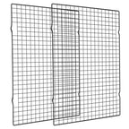 Cooling Rack for Baking 2-Pack, 16x10 Inches Baking Rack, Thick Wire Cookie Rack for Cooking, Roasting, Grilling, Drying, Oven Safe, Fits Half Sheet Pan, Silver