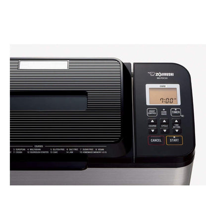 Zojirushi BB-PDC20BA Home Bakery Virtuoso Plus Breadmaker, 2 lb. loaf of bread