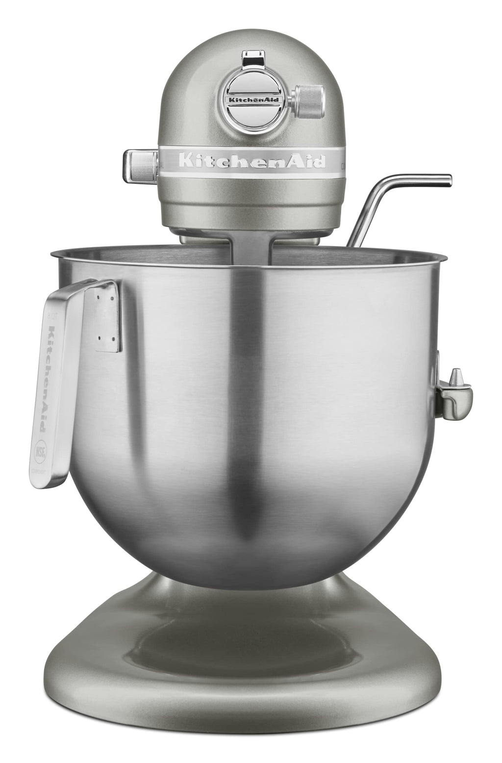 Mikser kuchenny KitchenAid KSM8990CU 8-kwartowy, 10-biegowy, z napędem przekładniowym, Contour Silver