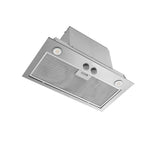 Broan- NuTone PM400SS Custom Cabinet Wbudowany 3-biegowy Power Pack Insert z oświetleniem LED i wentylatorem o maksymalnej mocy 450 CFM, 21 cali, stal nierdzewna