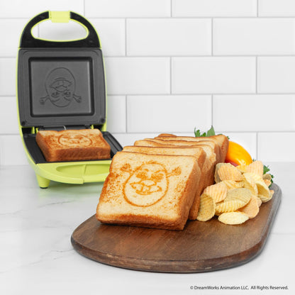 Uncanny Brands Shrek Sandwich Maker - Small Kitchen Appliance