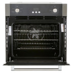 Piekarnik ścienny Magic Chef Single Electric z funkcją konwekcji do gotowania i pieczenia, 24"