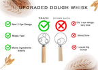 YAANI Sourdough Starter Kit, Sourdough Bread Baking Supplies, Banneton Bread Proofing Basket Set Of 2 Round and Oval, Dough Whisk, Scoring Tool, Metal Scraper, Silicone Scraper, Premium Baking Tools