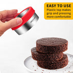 ALLTOP Round Cookie Cutter Set – 4 Different Sizes of Stainless Steel Biscuit Cutters for Baking, Donut, English Muffin, and More