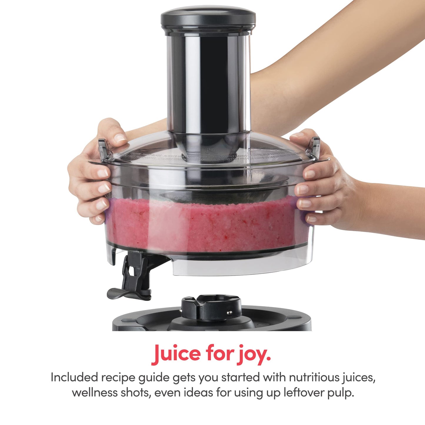 NutriBullet Juicer Centrifugal Juicer Machine for Fruit, Vegetables, and Food Prep, 27 Ounces/1.5 Liters, 800 Watts, Gray NBJ50100