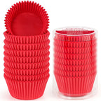 Standard White Cupcake Liners for Baking 200 Counts - Caperci Greaseproof Muffin Baking Cups for Wedding Birthday Party Baby Shower Festivals (White)