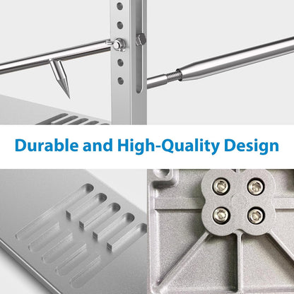 Oyster Shucker Machine Oyster Clam Opener Machine Seafood Tool Set for Bar Restaurant Family Buffet Including Knives, Gloves and G-Clip