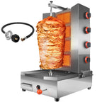 YOOKTEN 4 Palniki Shawarma Maszyna Komercyjna Duża Maszyna Do Grillowania Shawarma Grill Rotisserie Kebab Pionowy Rotisserie Propan Turecki Kurczak Doner Kebab Brojler Do Kuchni Restauracji