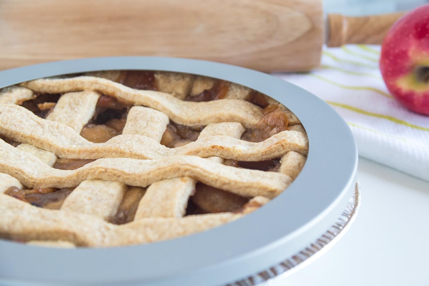 Fox Run One Piece Pie Crust Shield, Carbon Steel, 10-Inch