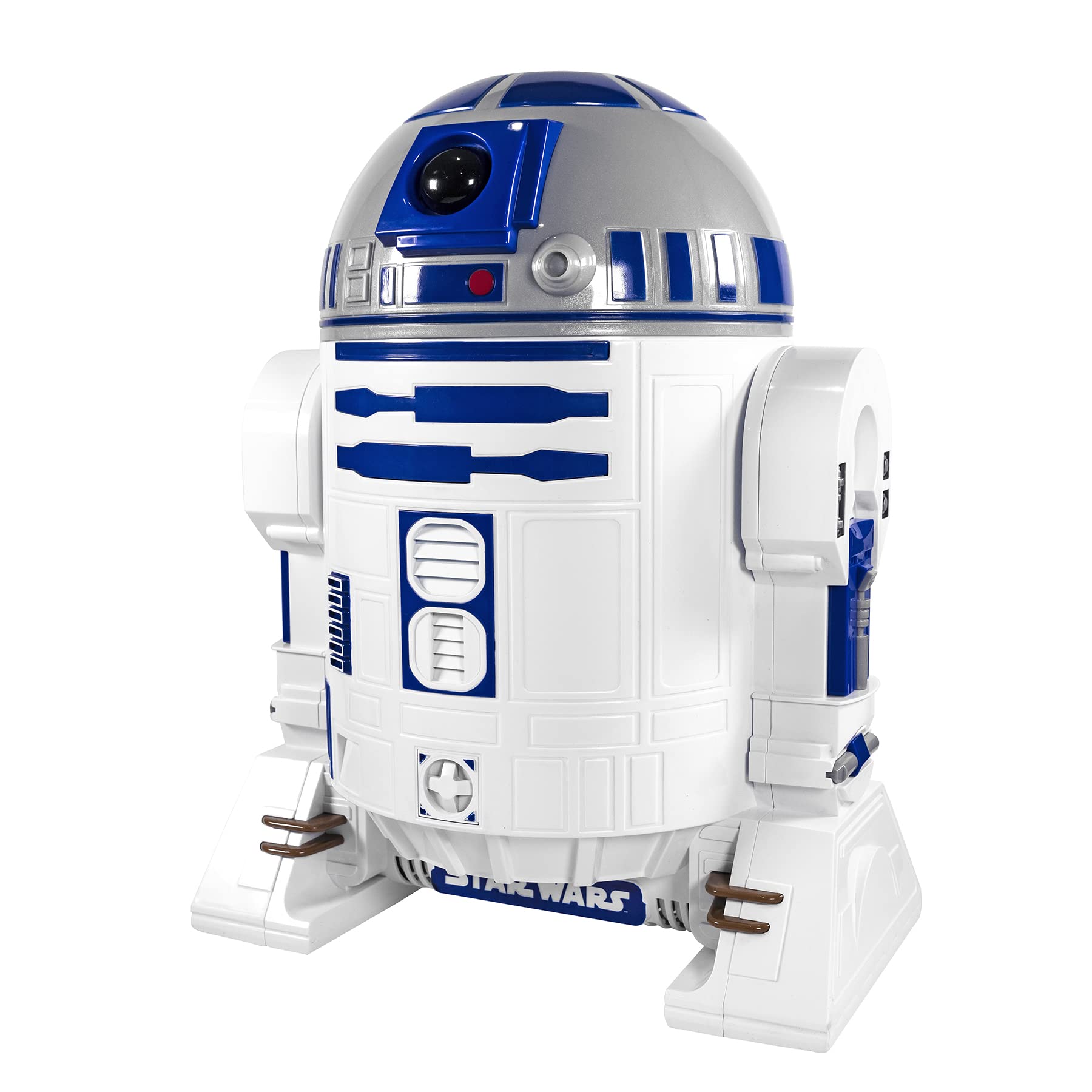 Uncanny Brands Star Wars R2D2 Popcorn Maker - w pełni funkcjonalny sprzęt kuchenny Droid