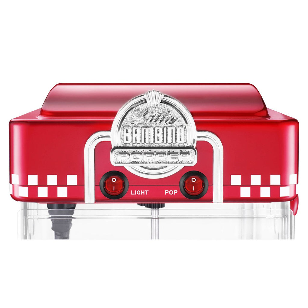 Great Northern Popcorn Company Little Bambino Popcorn Machines, nowoczesny szary, czerwony