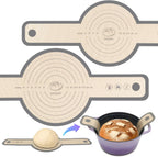 Silicone Bread Sling for Dutch Oven, 2 Pcs Non-Stick & no objectional odor Bread Baking Mat Set, antislip Reusable Bread Sling with Long Handle to Transfer Sourdough, large, Gray