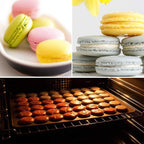Silicone Macaron Baking Mats, 2 Non-Stick Silicone Baking Mats, Food Safe Baking Mat, Great For Macaron, Cookies, Bread, Pastry, Dessert (2Pcs 48Capavity)