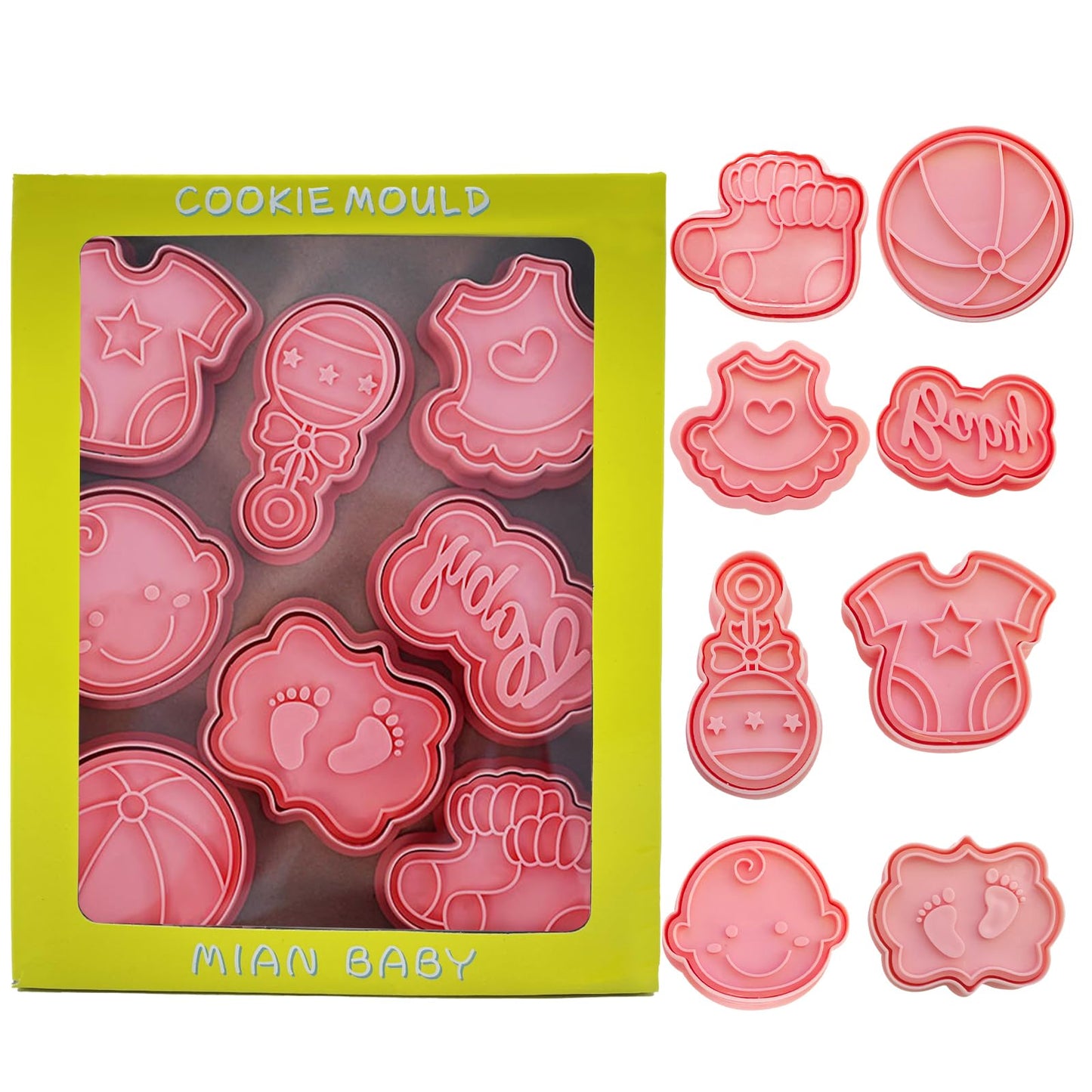 Forest Animal Cookie Cutters for Kids,Mini Cartoon Cookie Cutters with Plunger Stamps Set for Home Baking,Biscuits Cutter,Cake Decoration,Cute 3D Cookie Stamps